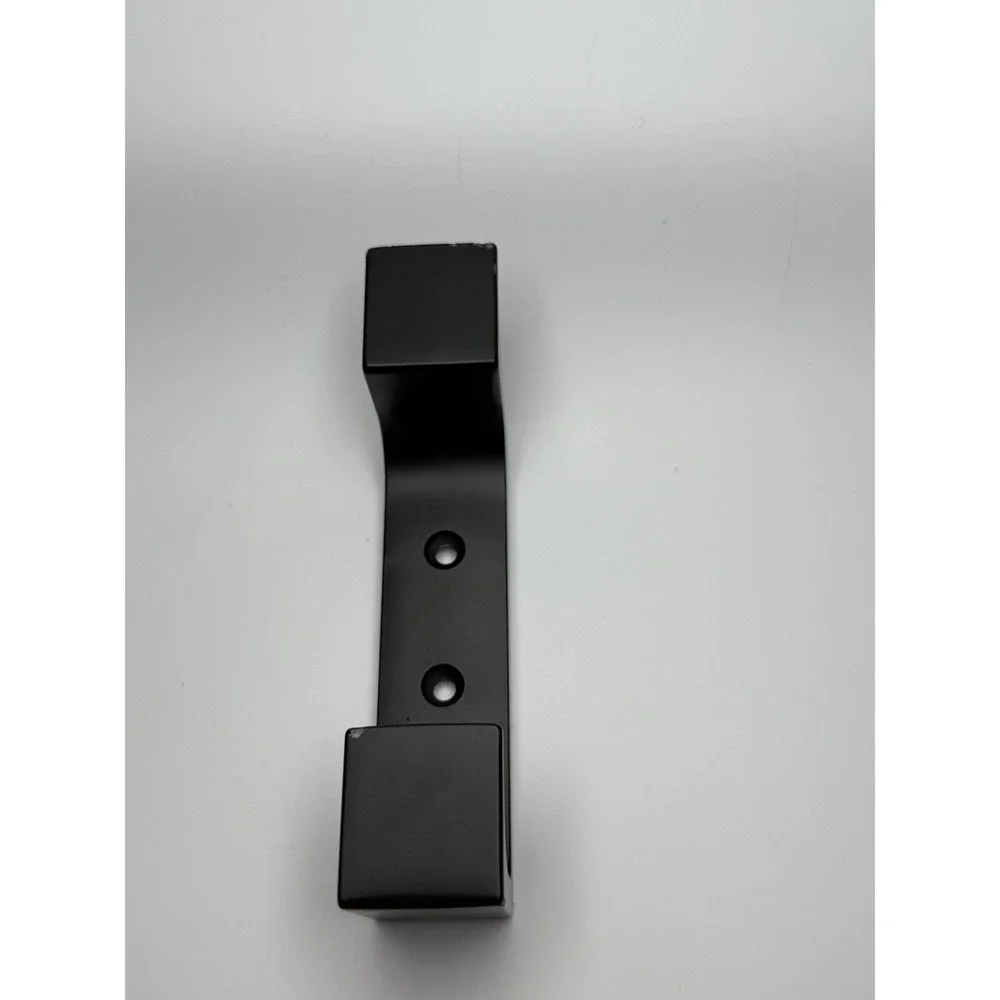 NWT‎ Black Metal Hooks Set of 6 Wall Mount Coat Hooks Heavy Duty